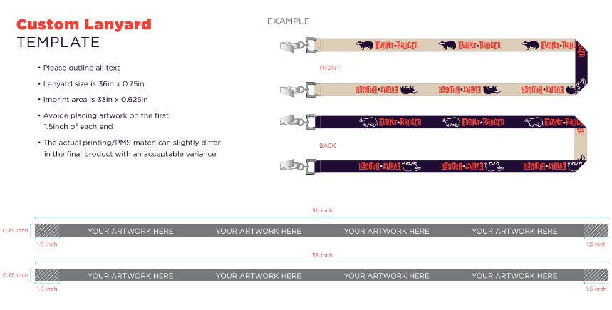 Lanyard Template